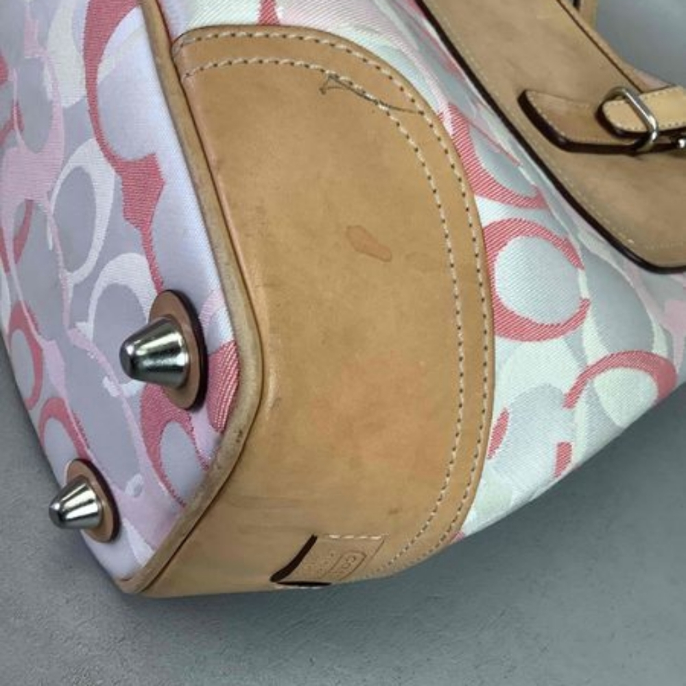 Coach Purse-Signature Jacquard Doctor's Bag, w/COA - Picture 5 of 6
